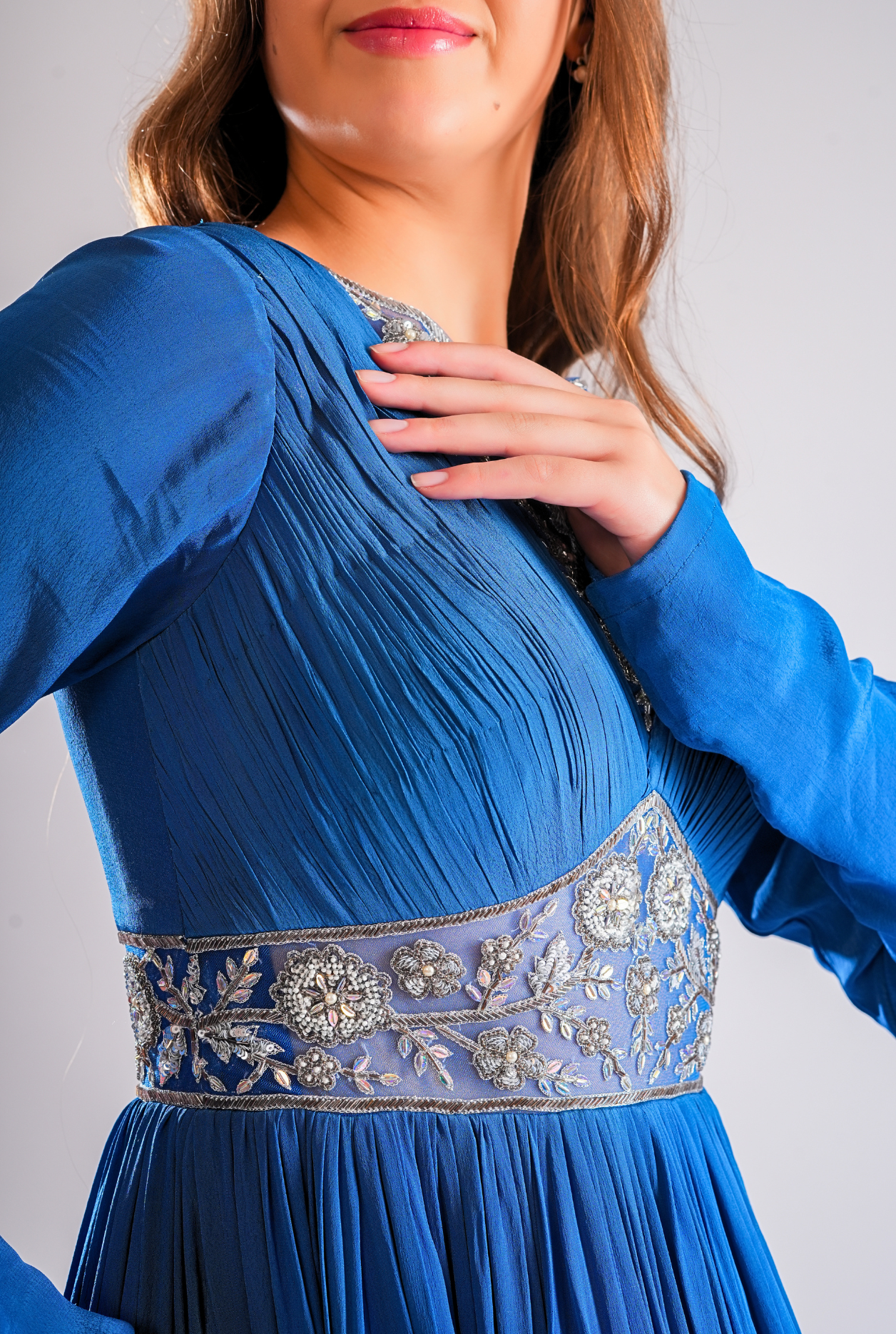 Azul Flared Gown