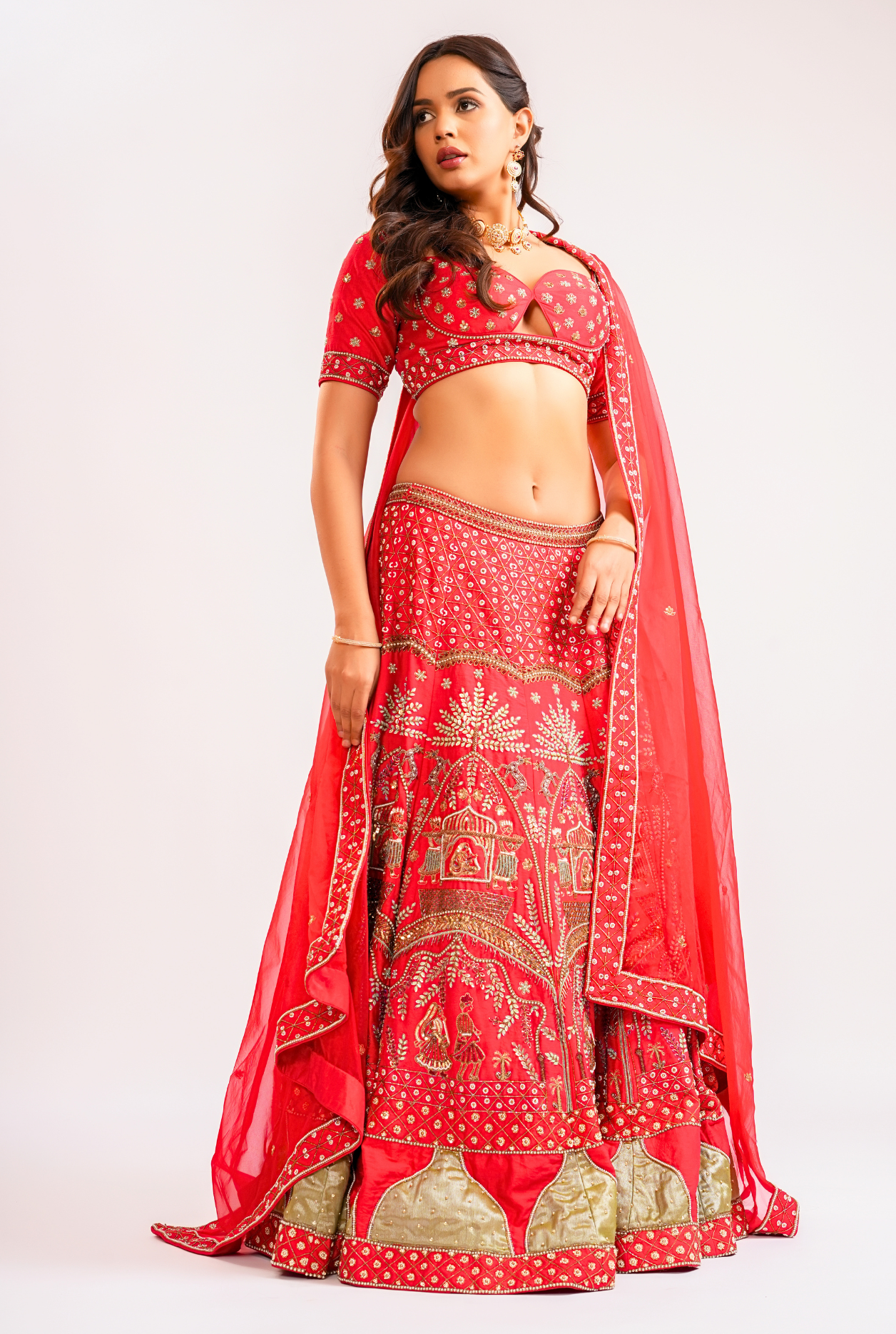 Hoor Mahal lehenga