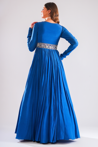 Azul Flared Gown