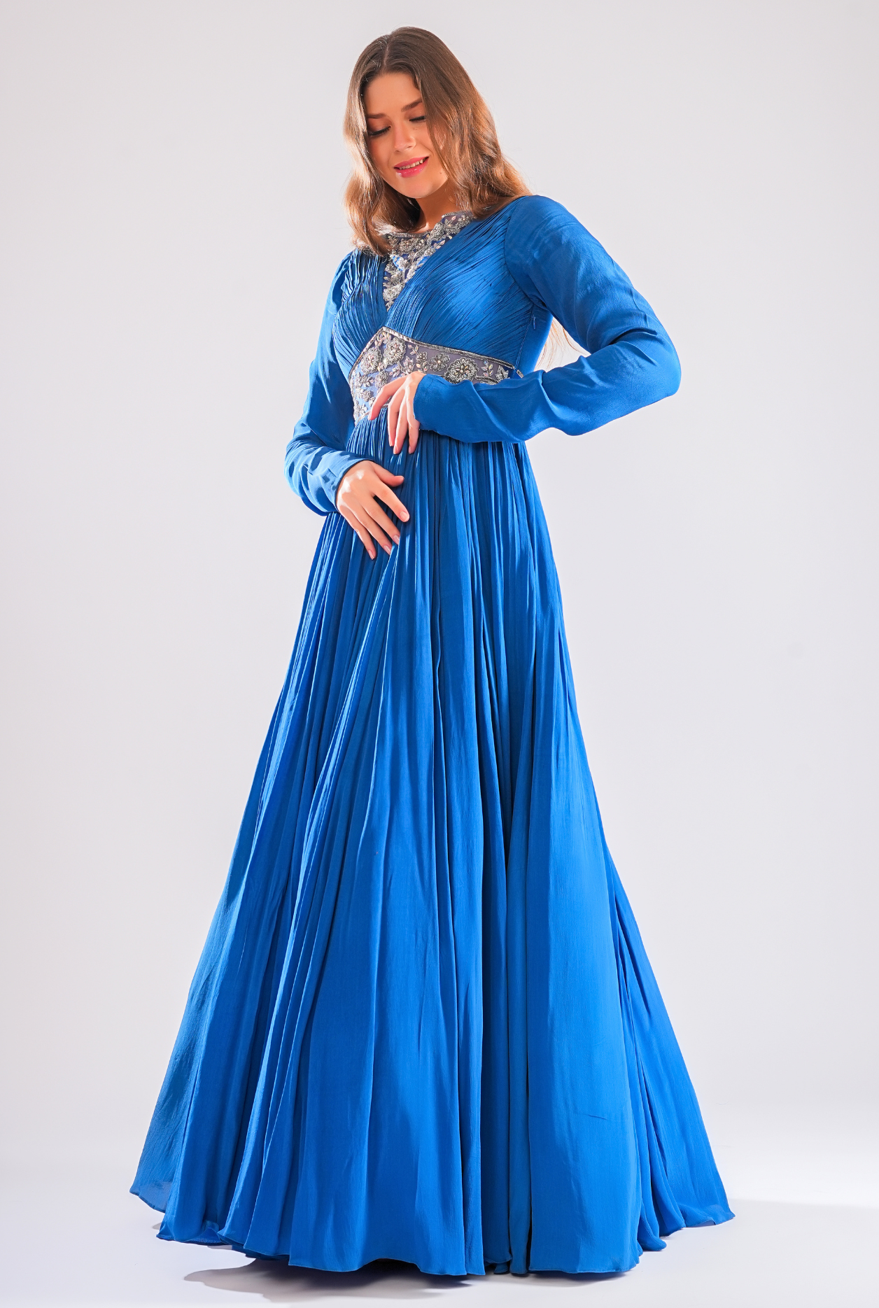 Azul Flared Gown