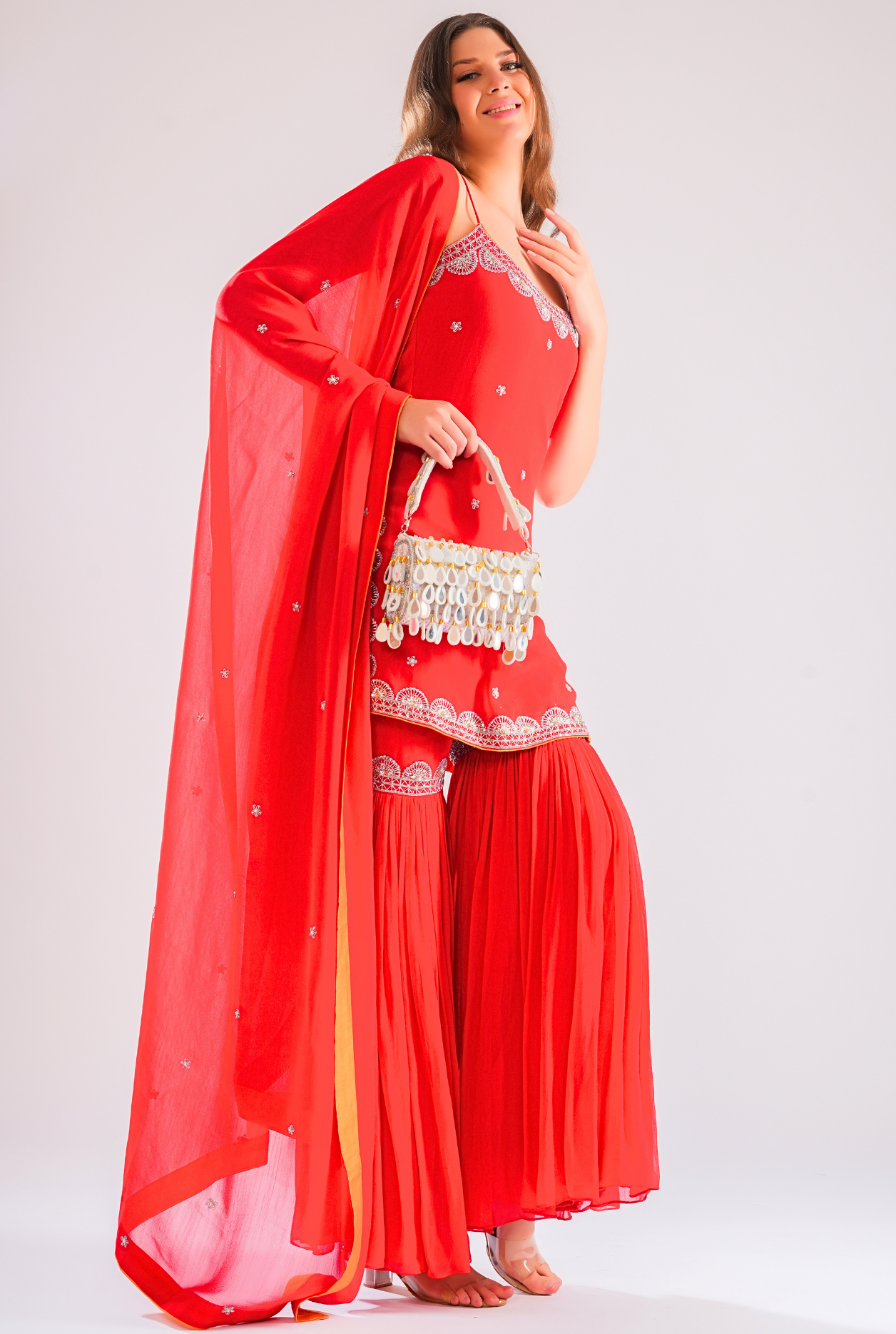 Mehru Sharara Set