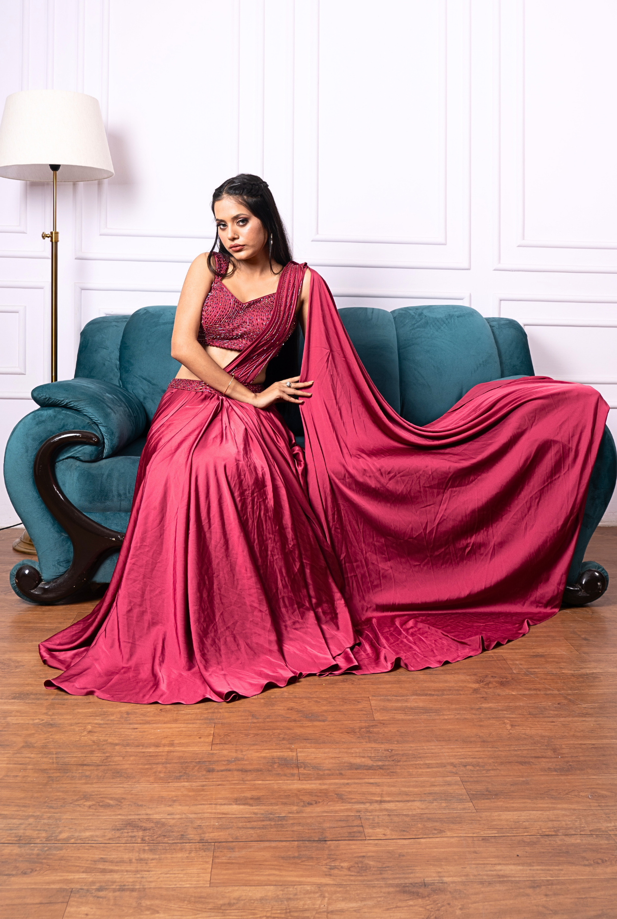 Latasha Drape Saree