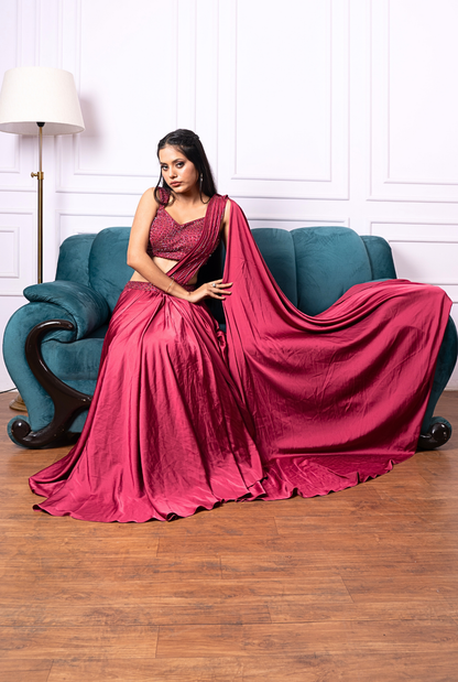 Latasha Drape Saree