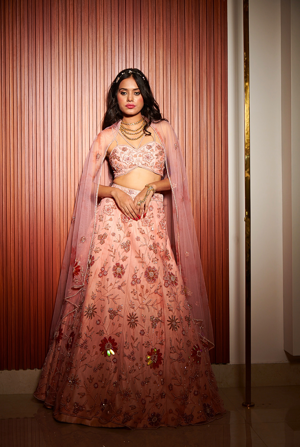 Blush Reverie Lehenga
