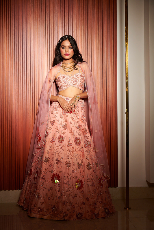 Blush Reverie Lehenga