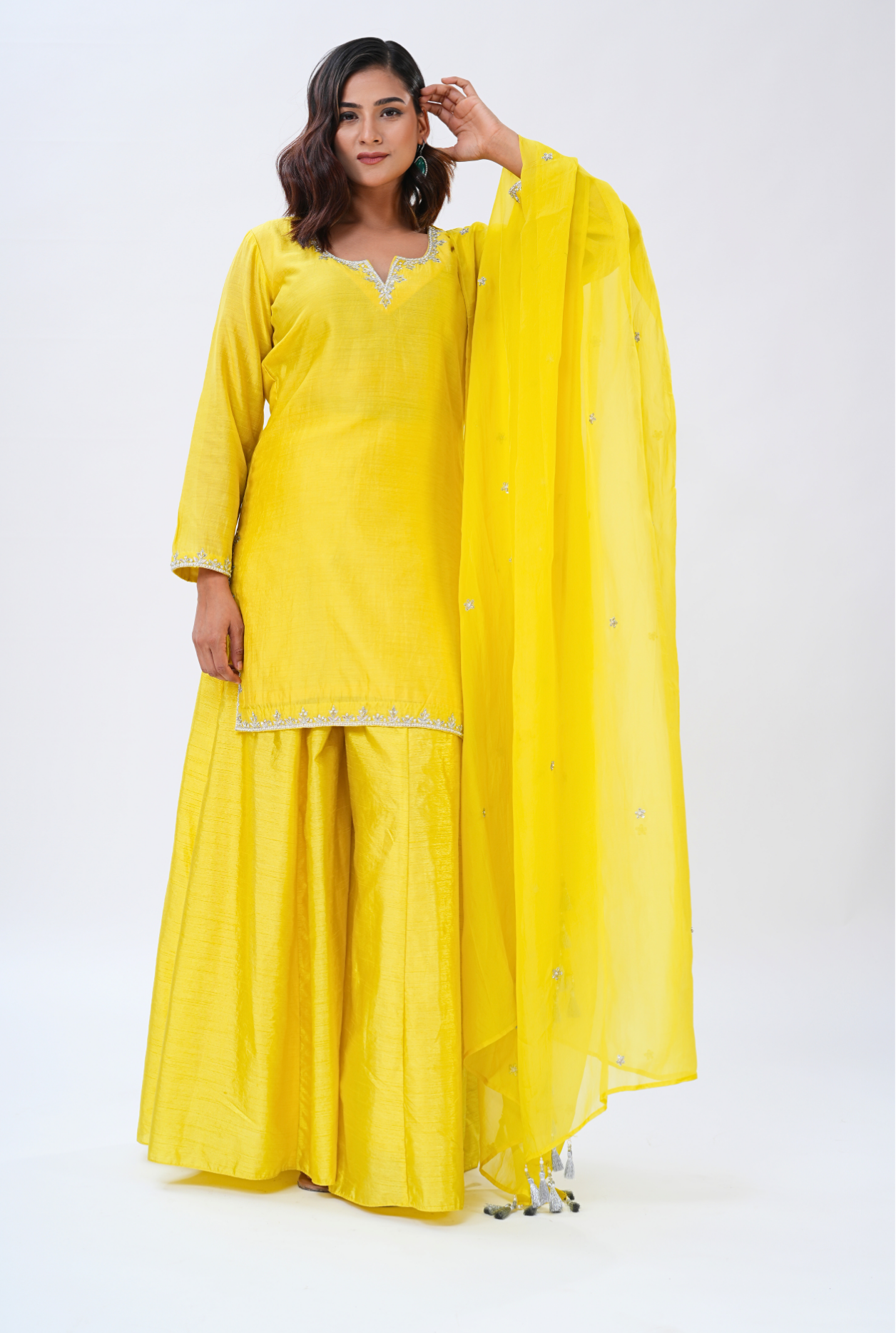 Sunlit Radiance Sharara Set