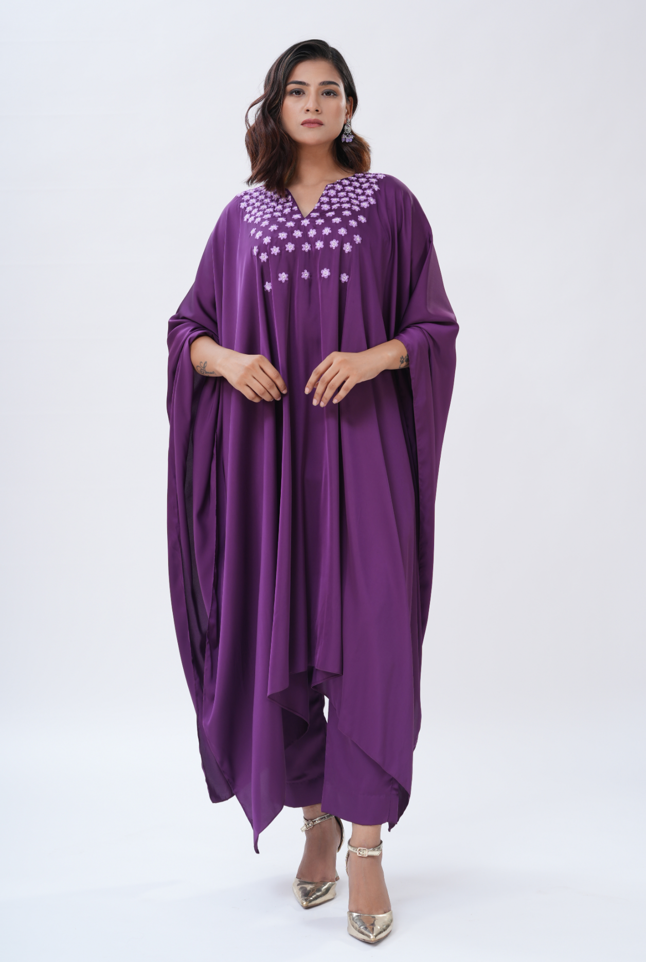 Amethyst Aura Kaftan Set