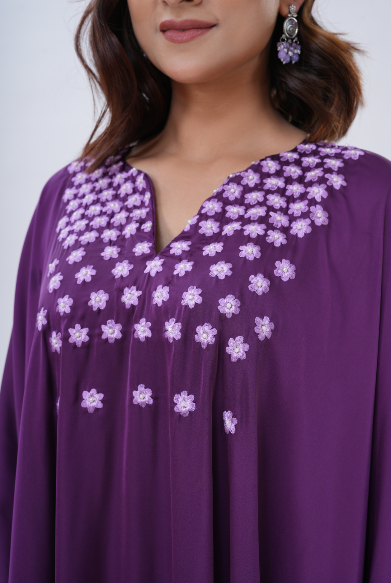 Amethyst Aura Kaftan Set