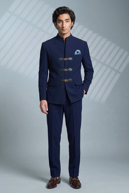 The Pale Violet Ocean Bandhgala