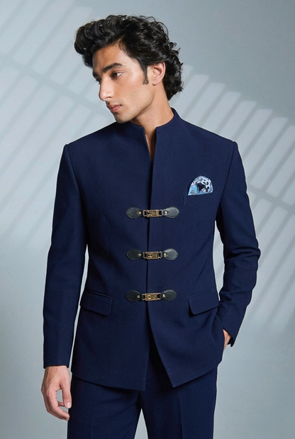 The Pale Violet Ocean Bandhgala