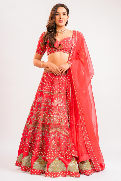 Hoor Mahal lehenga