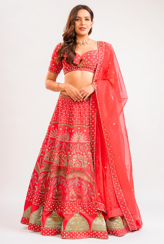 Hoor Mahal lehenga