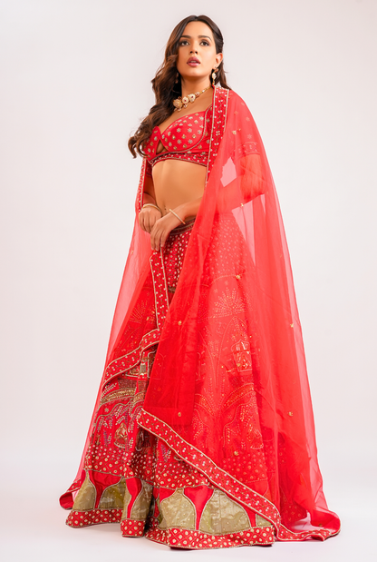 Hoor Mahal lehenga