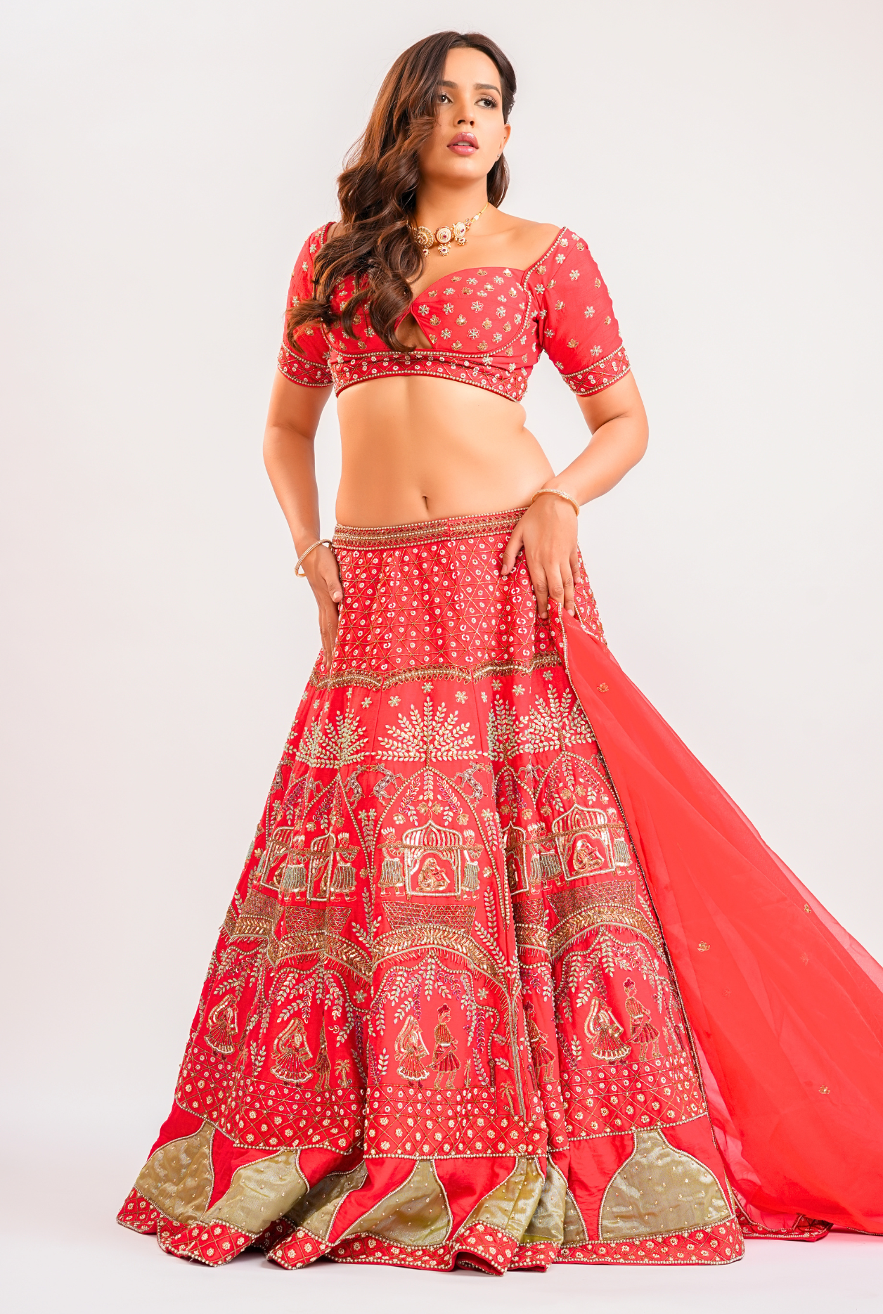 Hoor Mahal lehenga