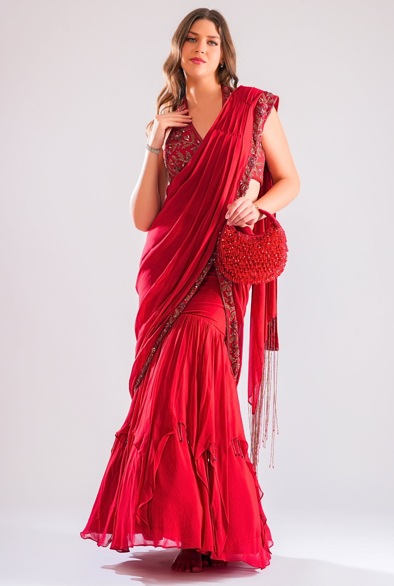 Aarzu Mermaid Drape Saree