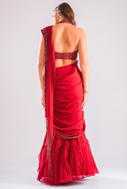 Aarzu Mermaid Drape Saree
