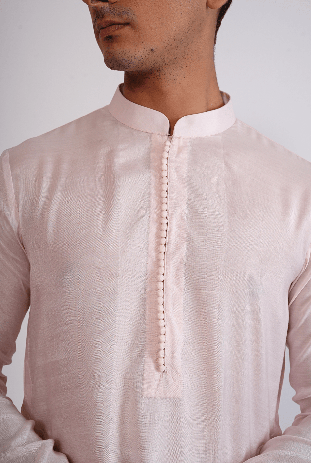 PALE PINK KURTA WITH PYJAMA