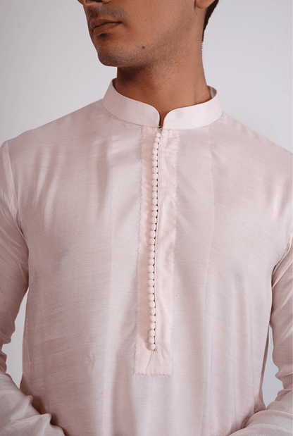PALE PINK KURTA WITH PYJAMA