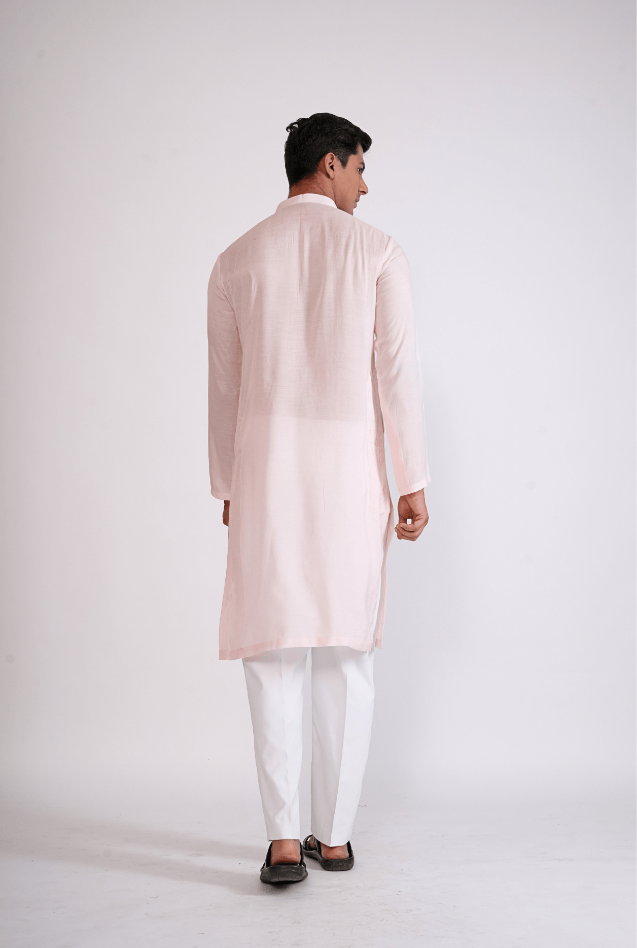 PALE PINK KURTA WITH PYJAMA