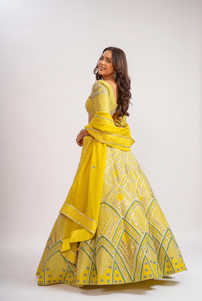 Sunhari Noor Lehenga